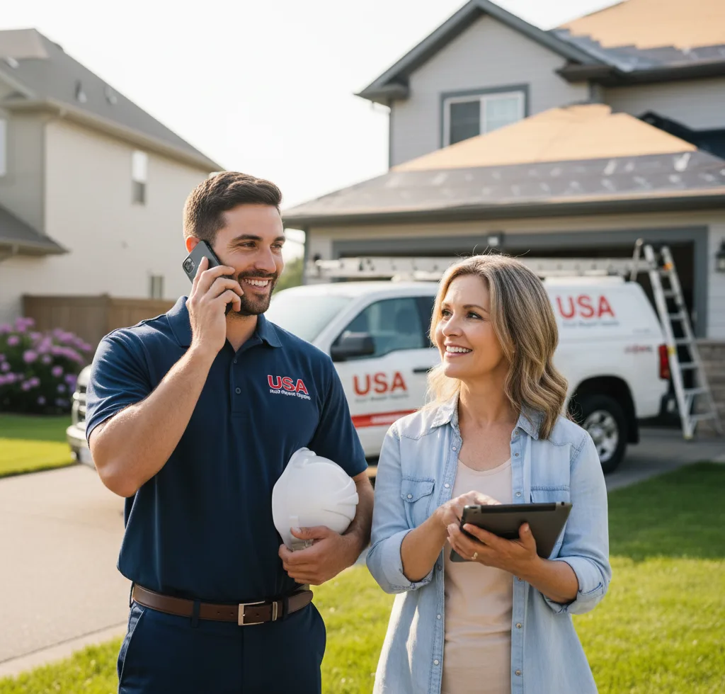 USA Roof Repair Experts customer support in West Lebanon